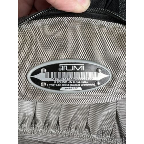 Tumi T3 Ducati Series Moto Backpack Style 6482STE 17.5”-23.25”-15 Defective - Picture 10 of 10
